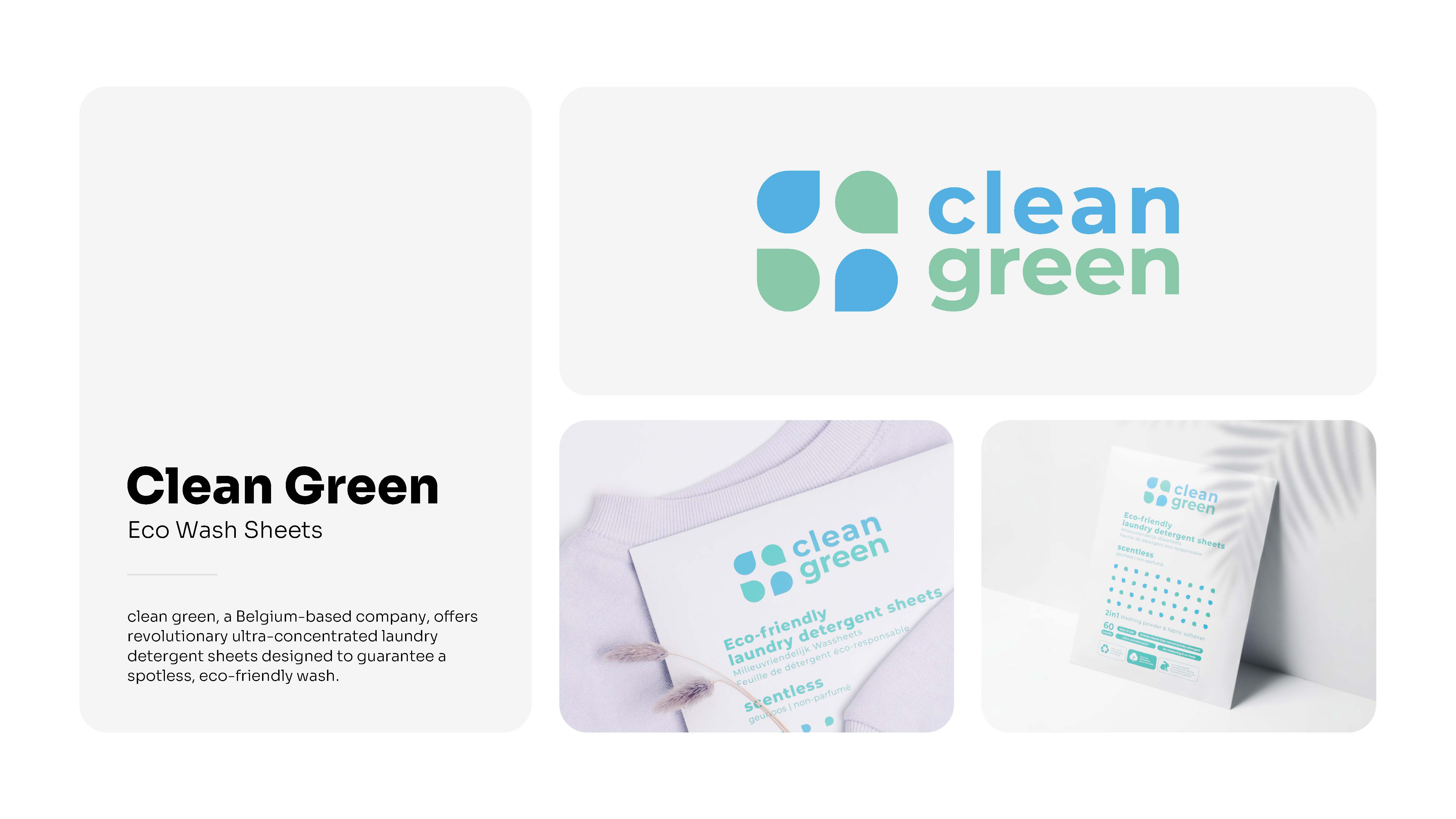 Clean Green — complete portfolio artwork, sheet 1 of 3