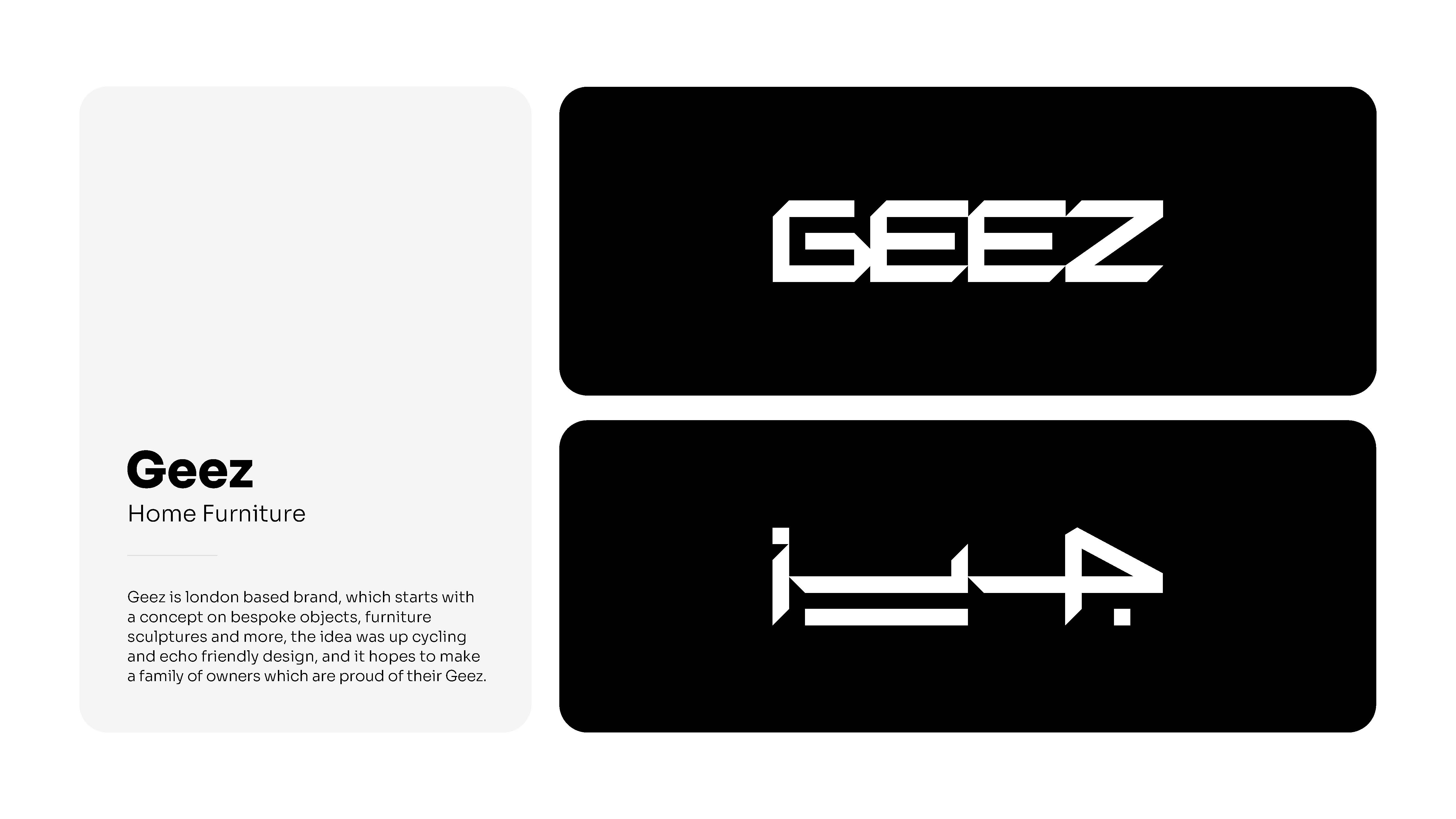 Geez — complete portfolio artwork, sheet 1 of 2